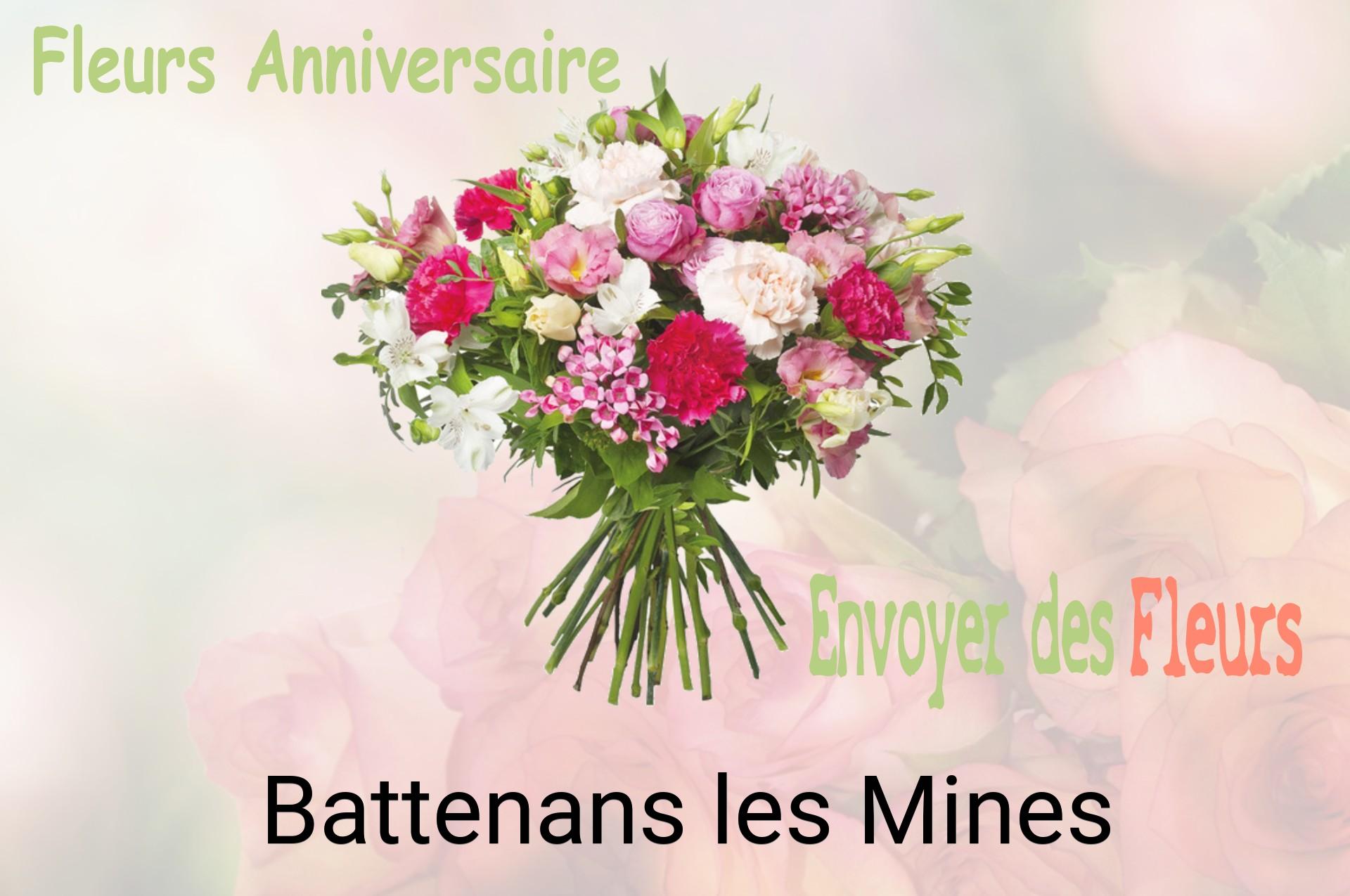 Bouquet de fleurs d’anniversaire livré à Battenans-les-Mines